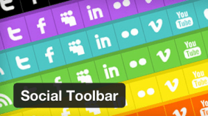 social toolbar wordpress