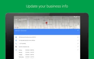 Google My Business - Updated App update business profile info